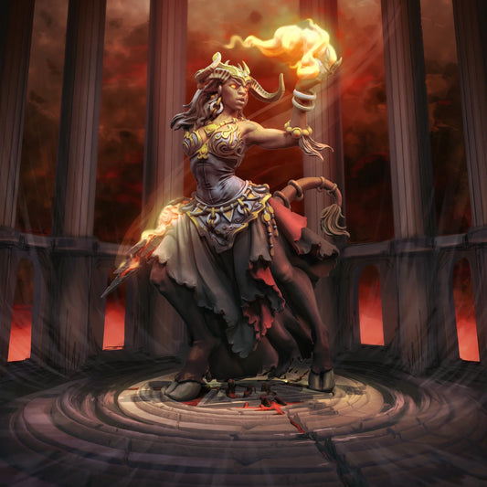 Lyra - Minotaur Warlock