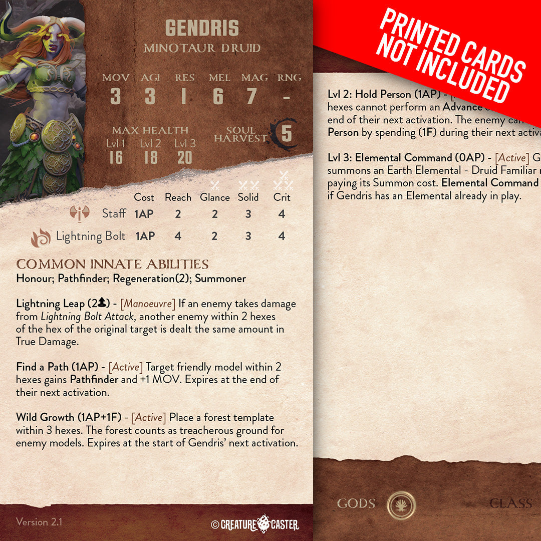 Gendris - Minotaur Druid