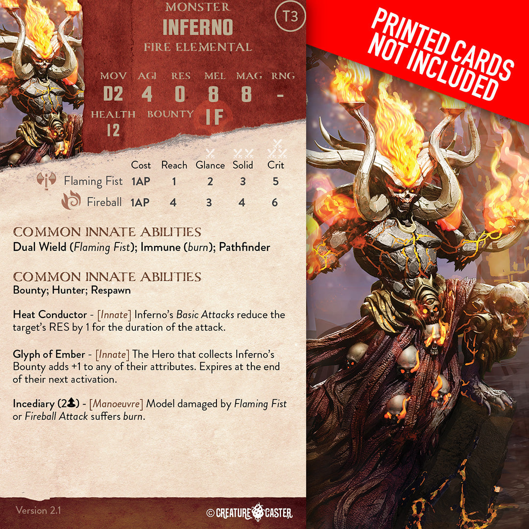 Inferno - Fire Elemental Monster