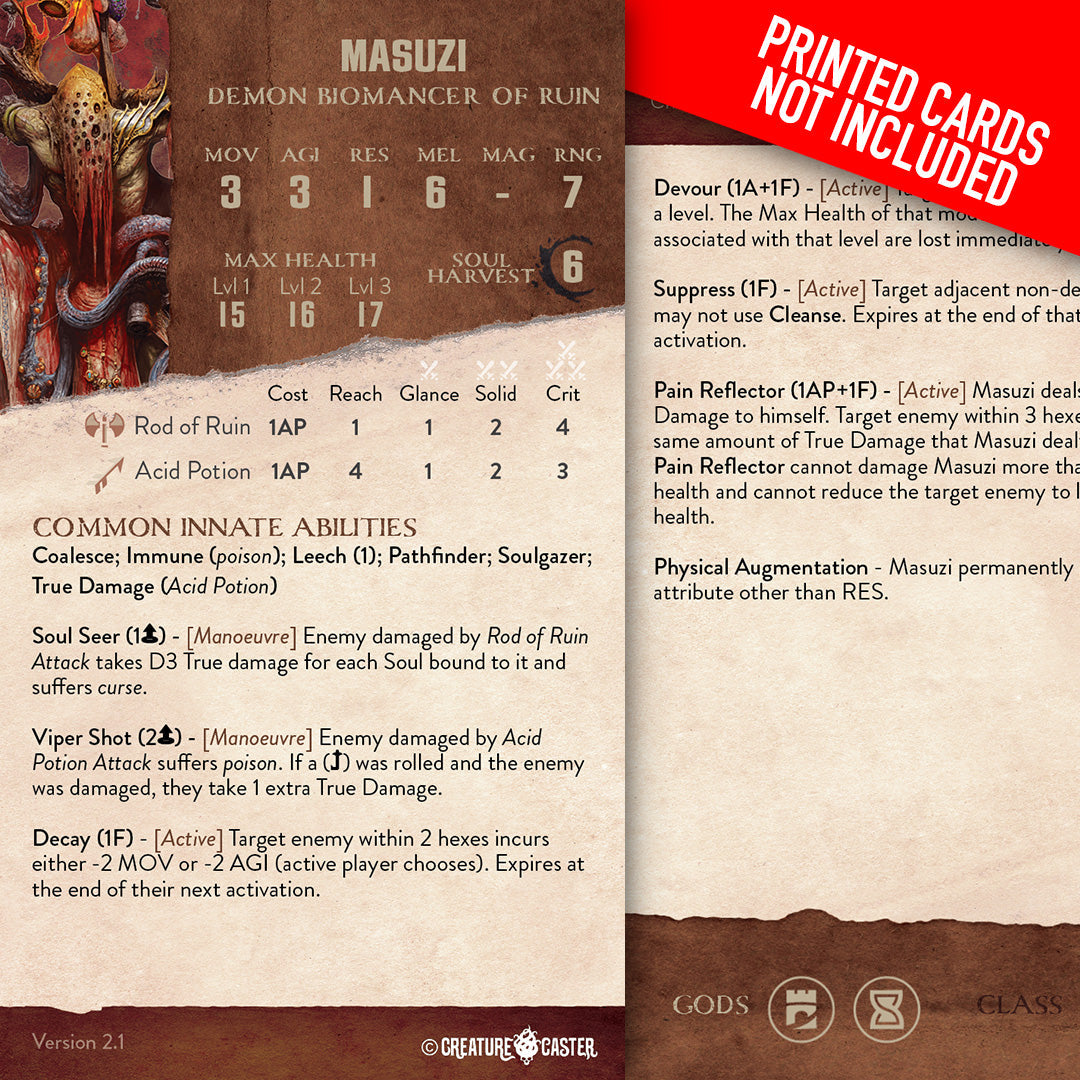 Masuzi - Demon Biomancer of Ruin
