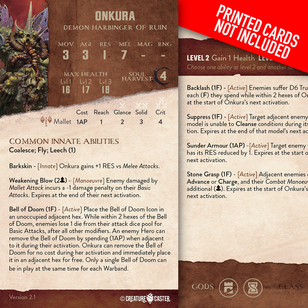 Onkura - Demon Harbinger of Ruin