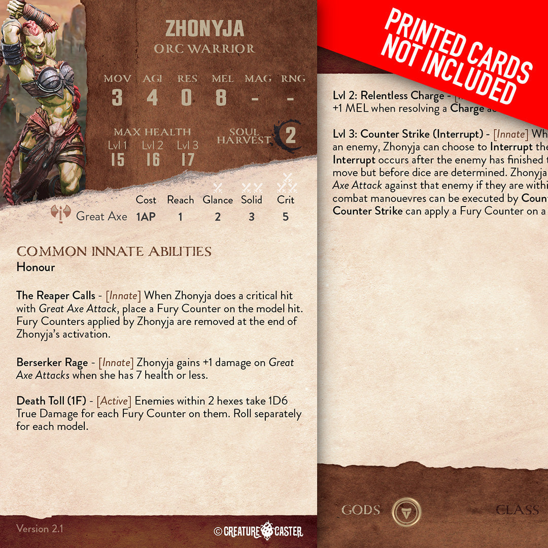Zhonyja - Orc Warrior